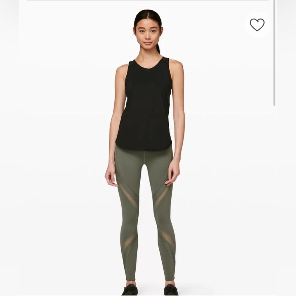NWT Lululemon Bootcamp Ready Tight 28” Grey Sage Size 8